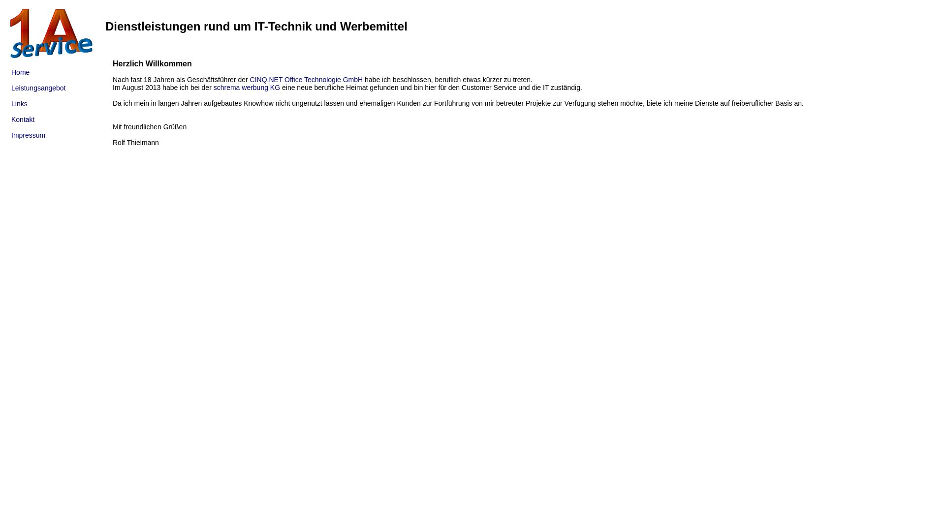 Stato del sito web 1-a-service.de è   ONLINE