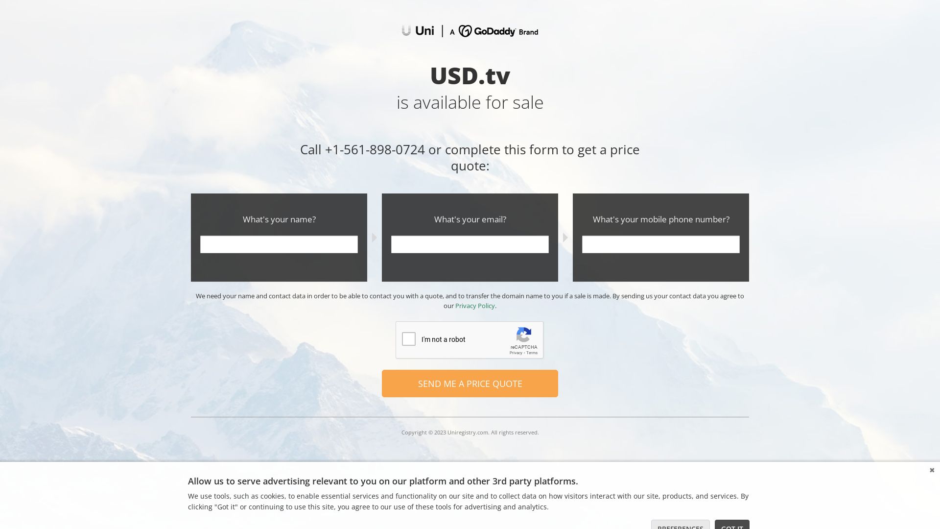 Stato del sito web 1.usd.tv è   ONLINE