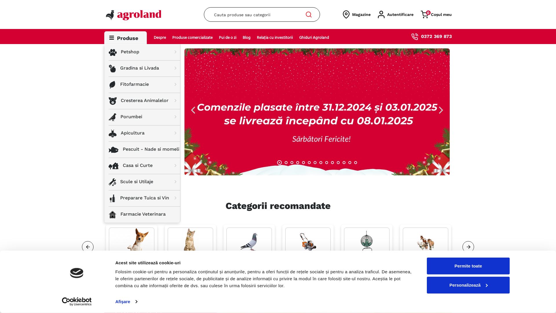 Stato del sito web agroland.ro è   ONLINE