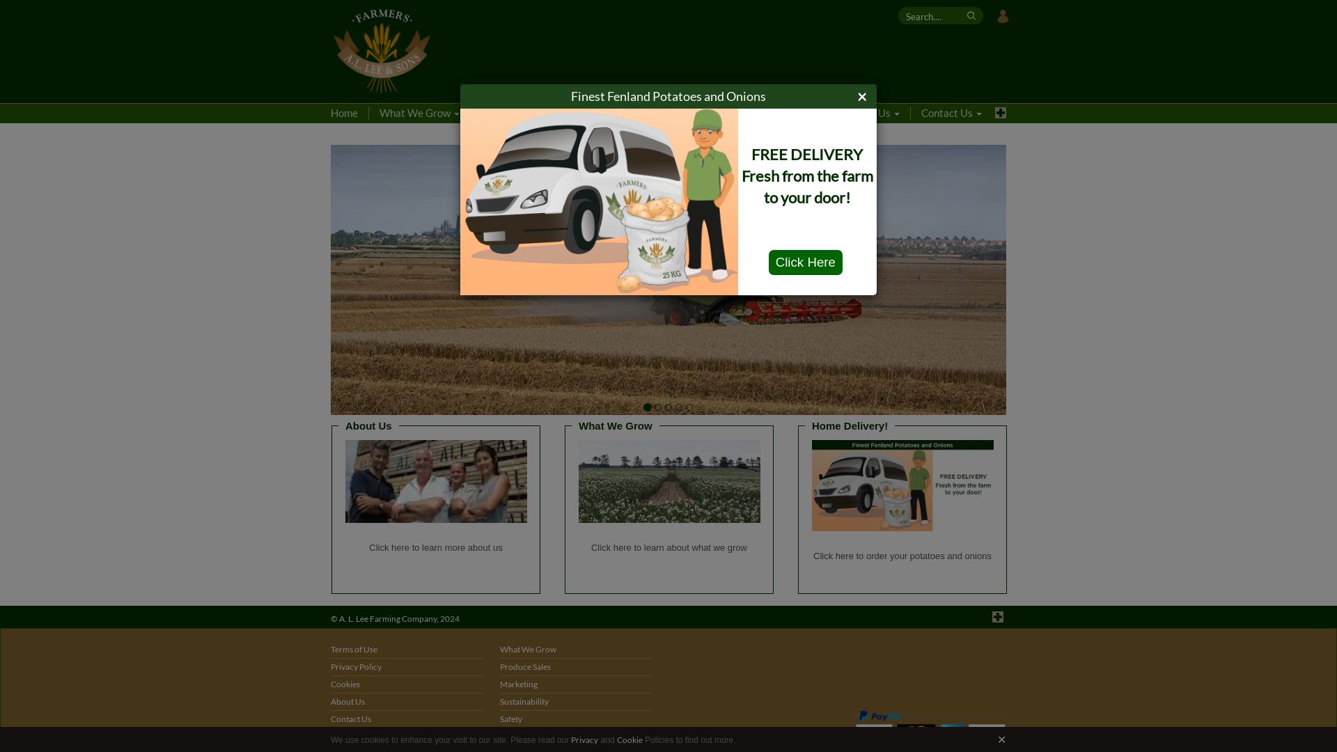 Stato del sito web allee-farms.co.uk è   ONLINE