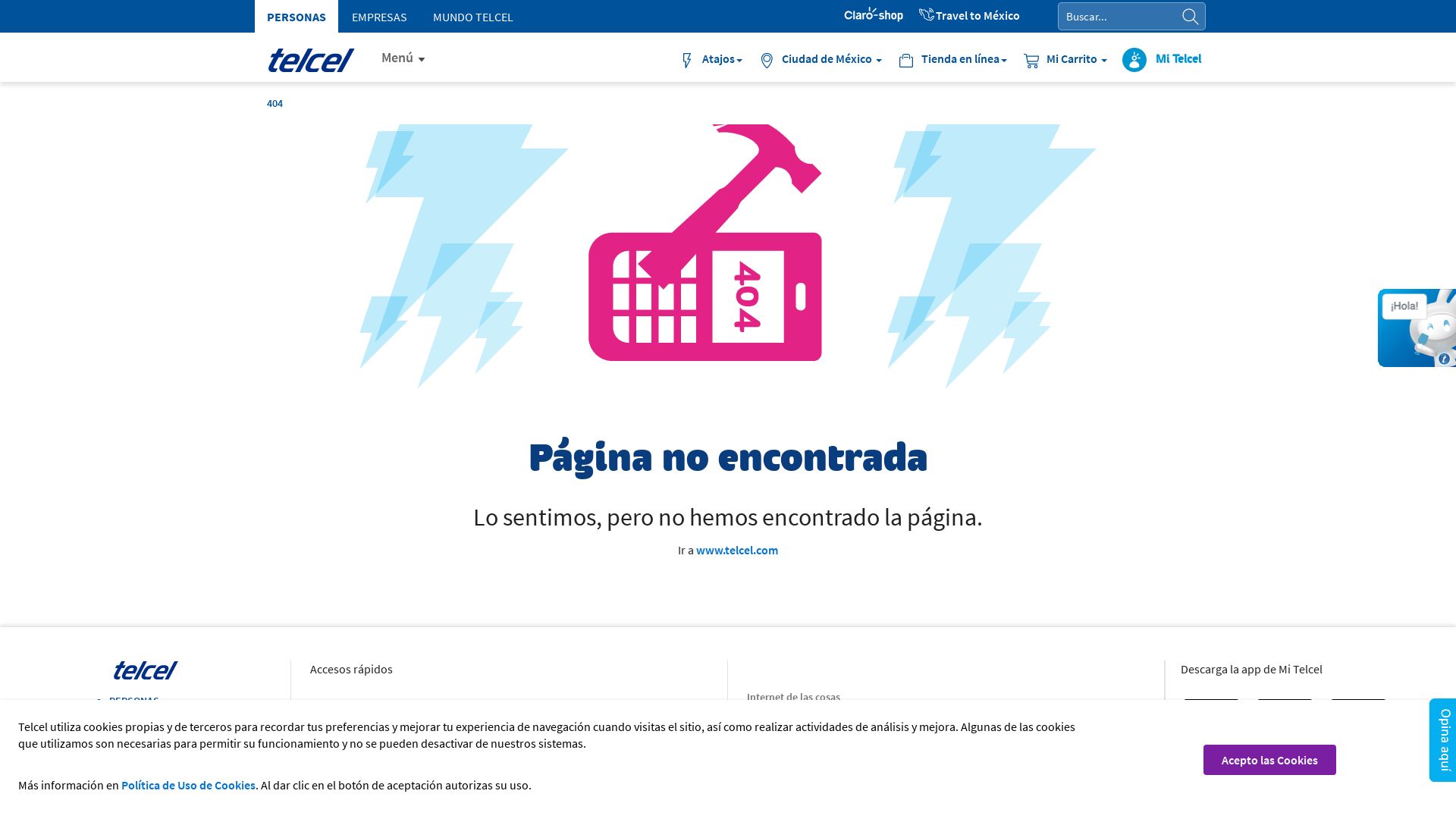 Stato del sito web amigo.telcel.com è   ONLINE