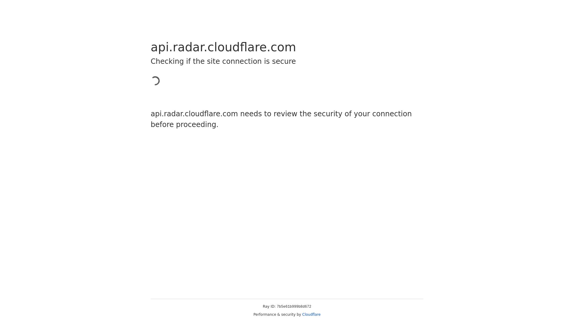 Stato del sito web api.radar.cloudflare.com è   ONLINE