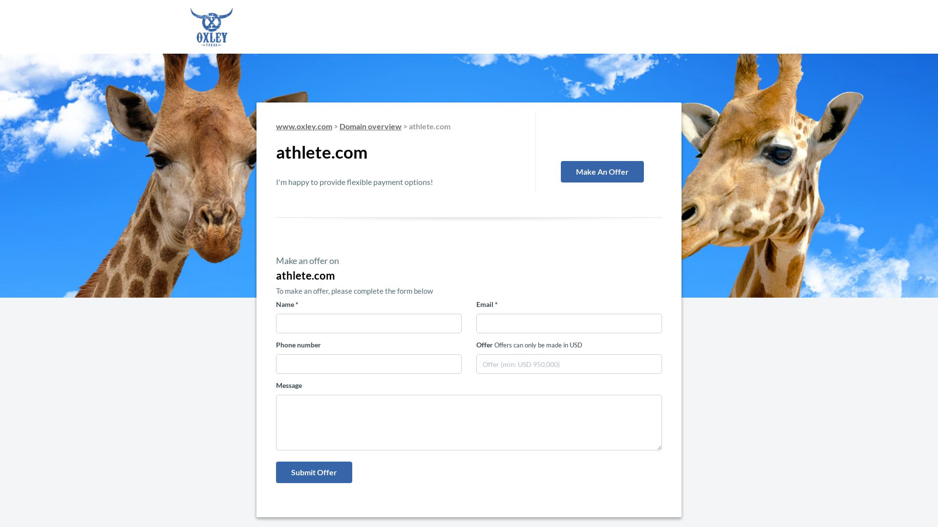 Stato del sito web athlete.com è   ONLINE