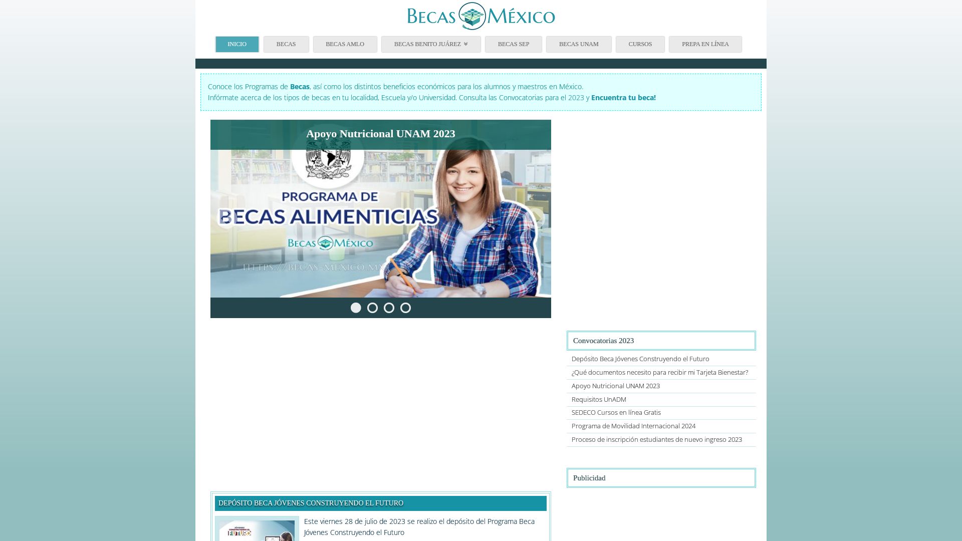 Stato del sito web becas-mexico.mx è   ONLINE