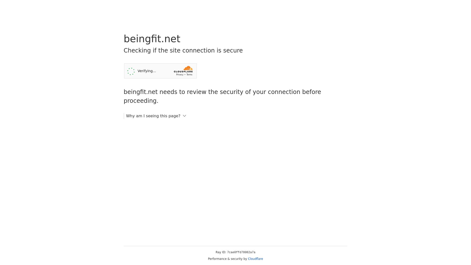 Stato del sito web beingfit.net è   ONLINE