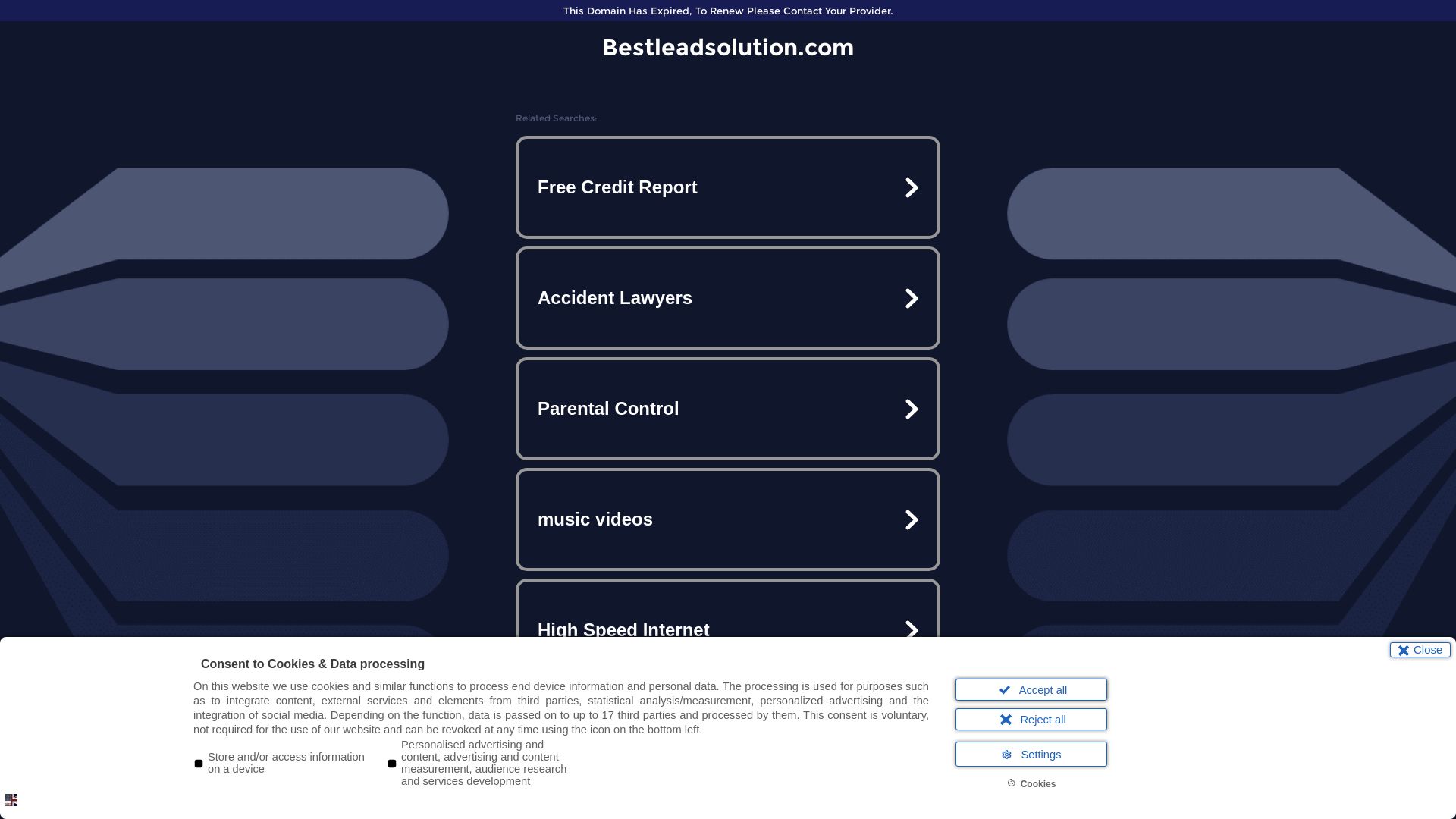 Stato del sito web bestleadsolution.com è   ONLINE