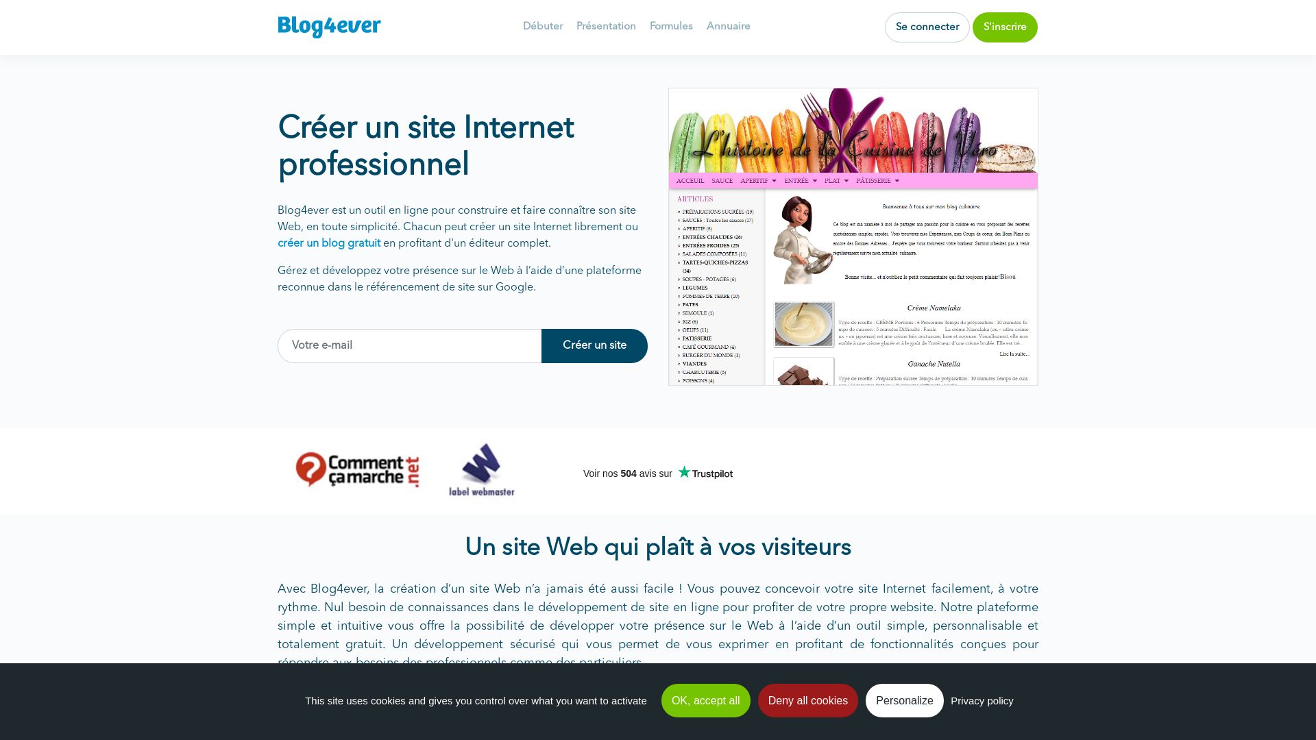 Stato del sito web blog4ever.com è   ONLINE