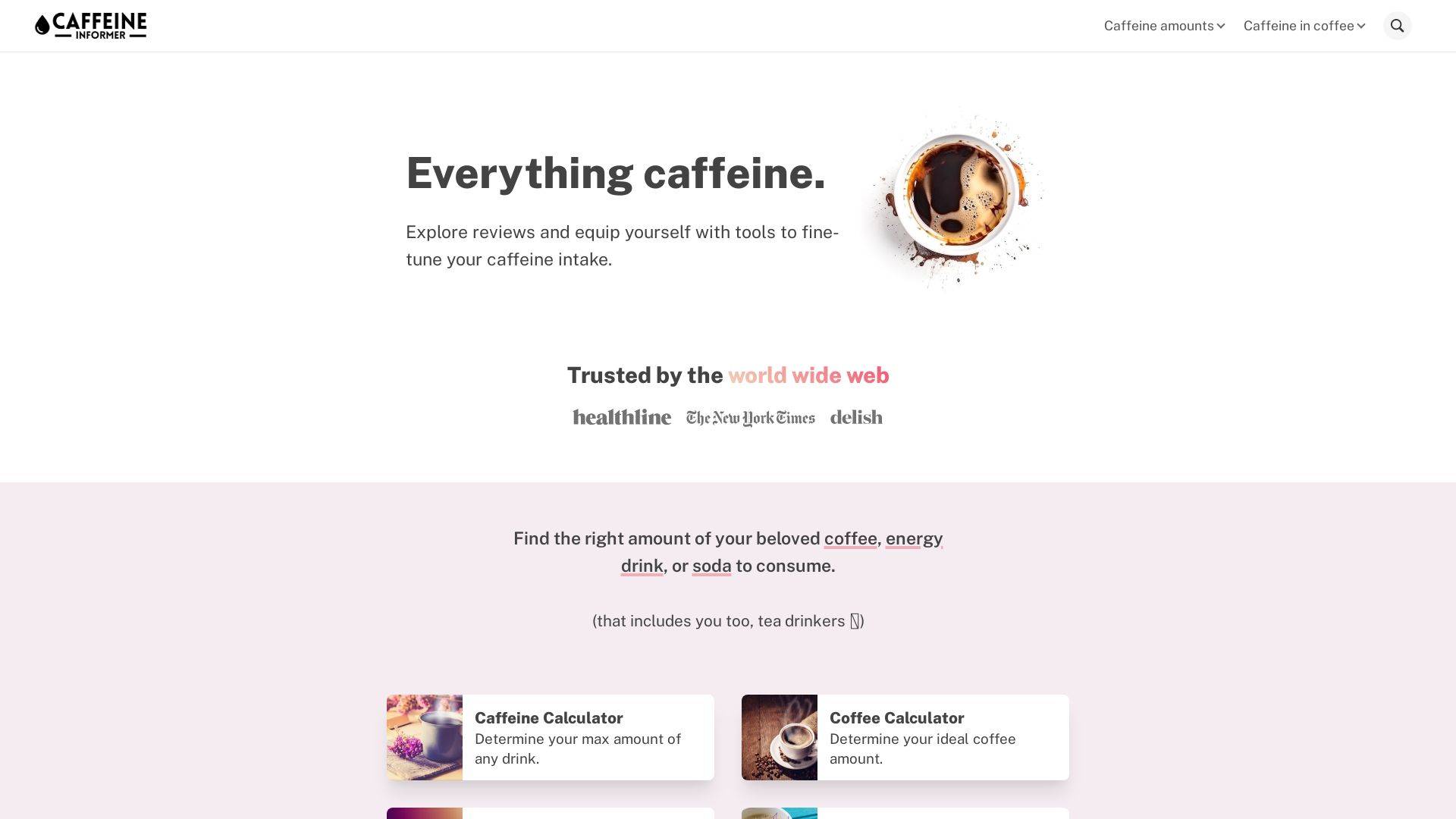 Stato del sito web caffeineinformer.com è   ONLINE