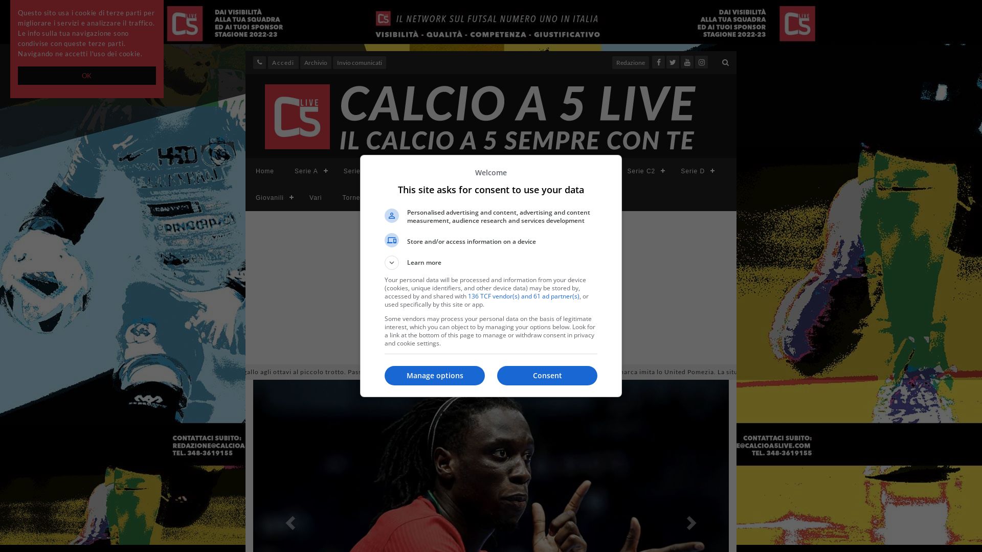 Stato del sito web calcioa5live.com è   ONLINE