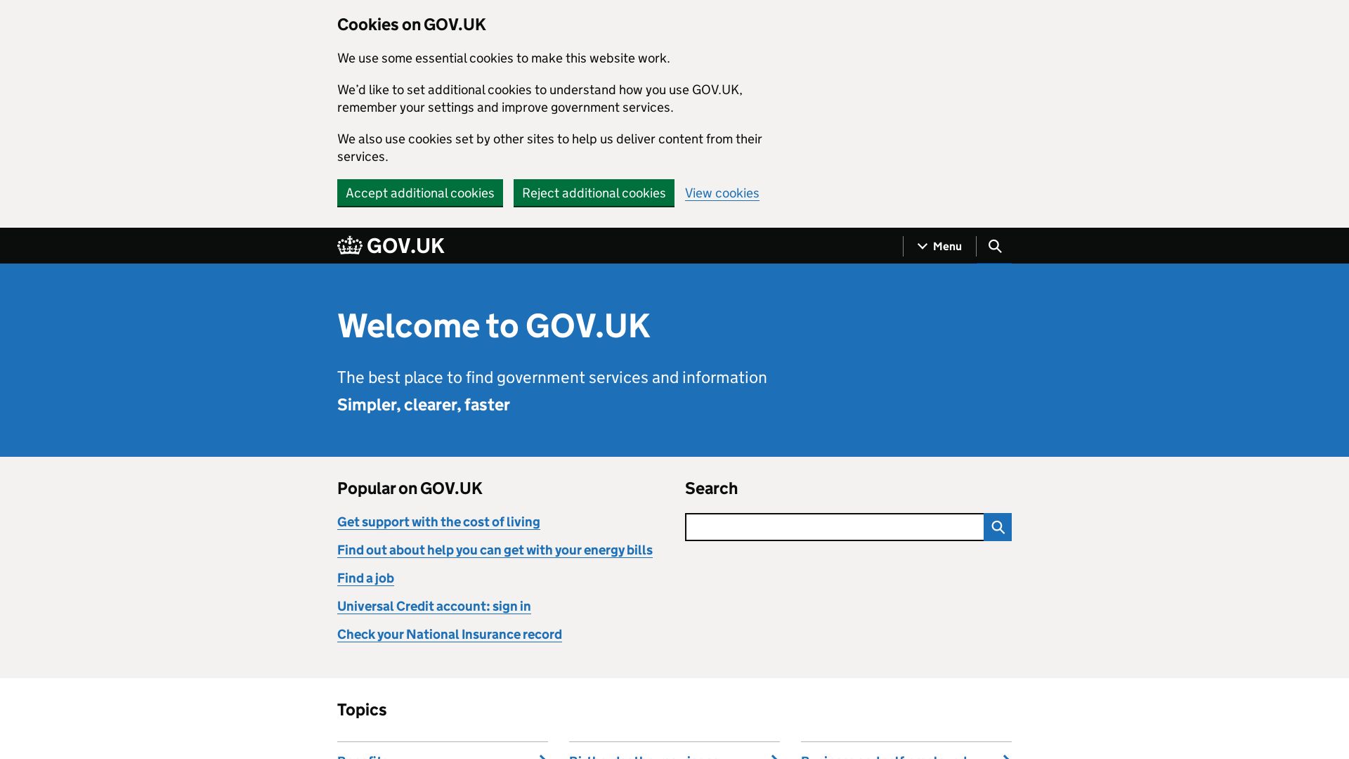 Stato del sito web campaign.gov.uk è   ONLINE