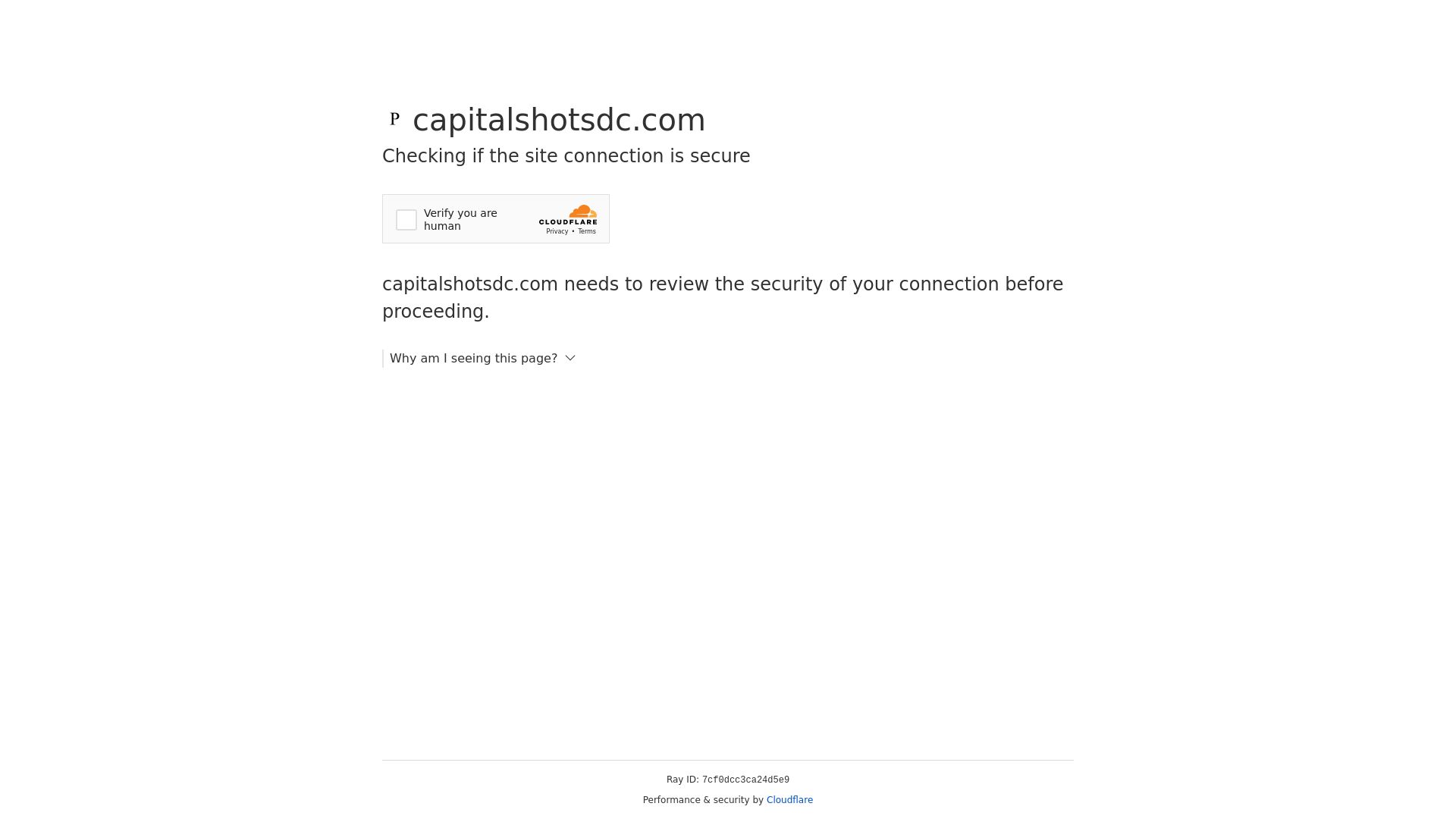 Stato del sito web capitalshotsdc.com è   ONLINE