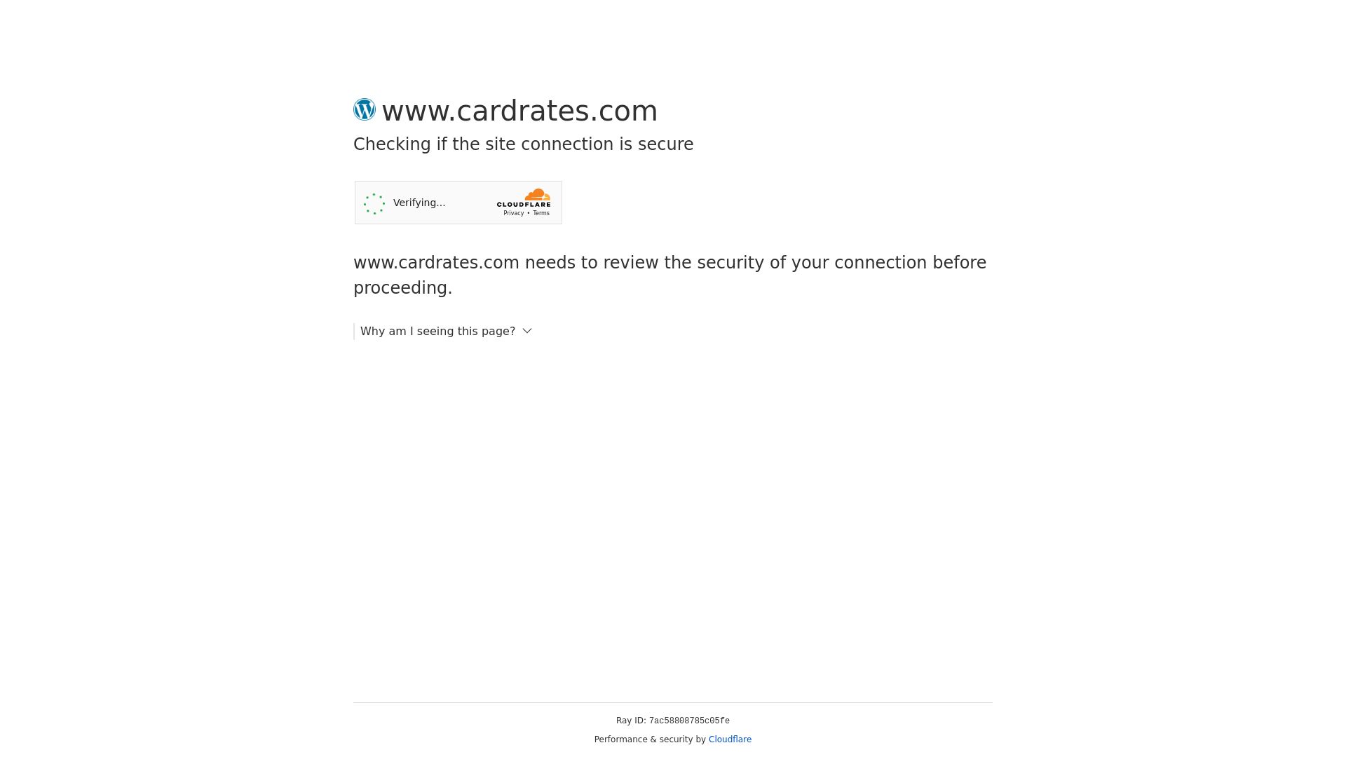 Stato del sito web cardrates.com è   ONLINE