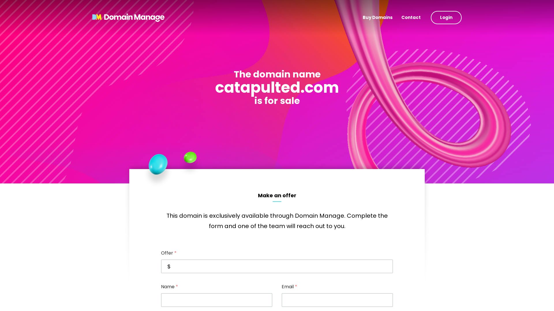 Stato del sito web catapulted.com è   ONLINE