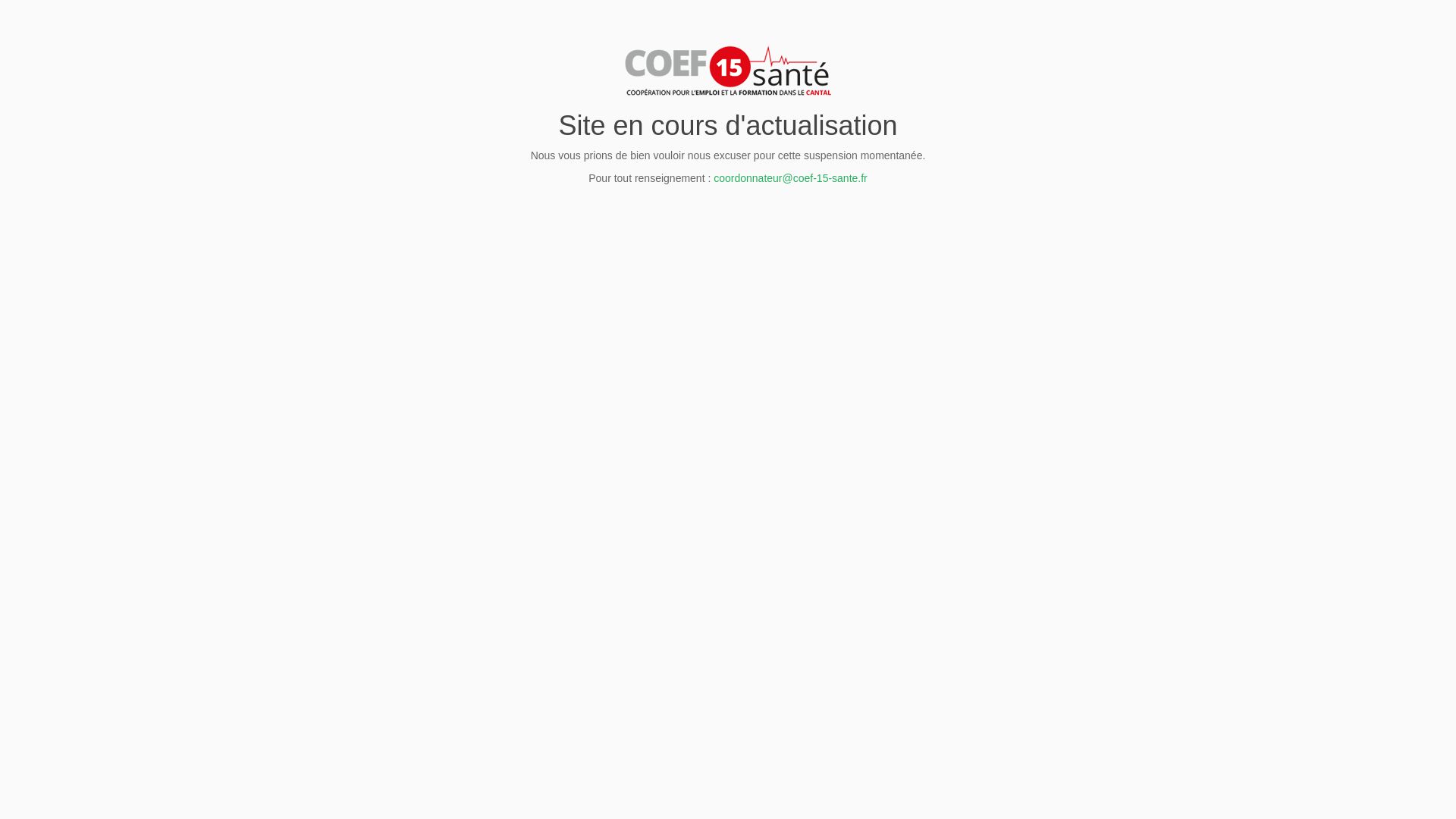 Stato del sito web coef-15-sante.fr è   ONLINE