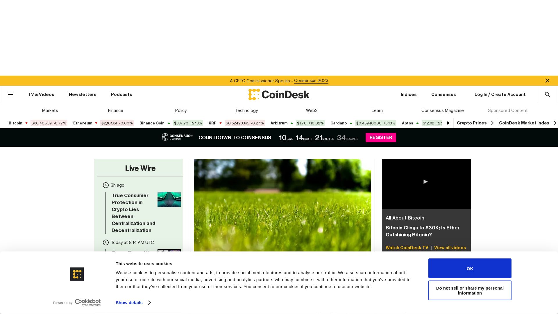 Stato del sito web coindesk.com è   ONLINE