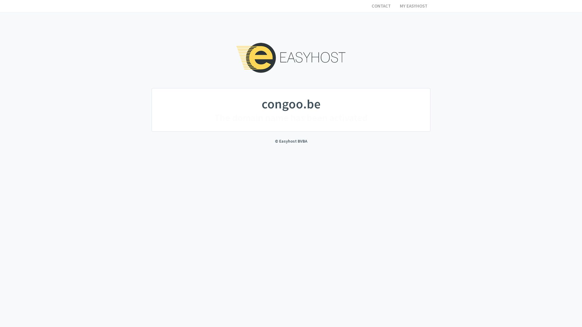 Stato del sito web congoo.be è   ONLINE