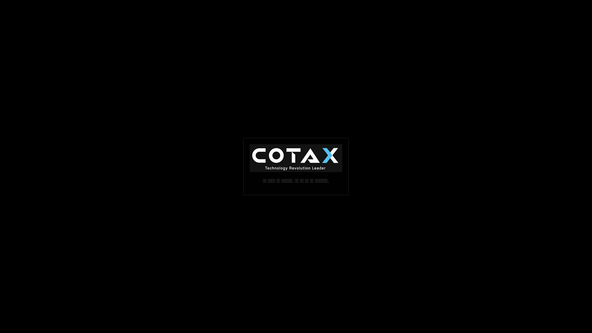 Stato del sito web cotax.co.kr è   ONLINE