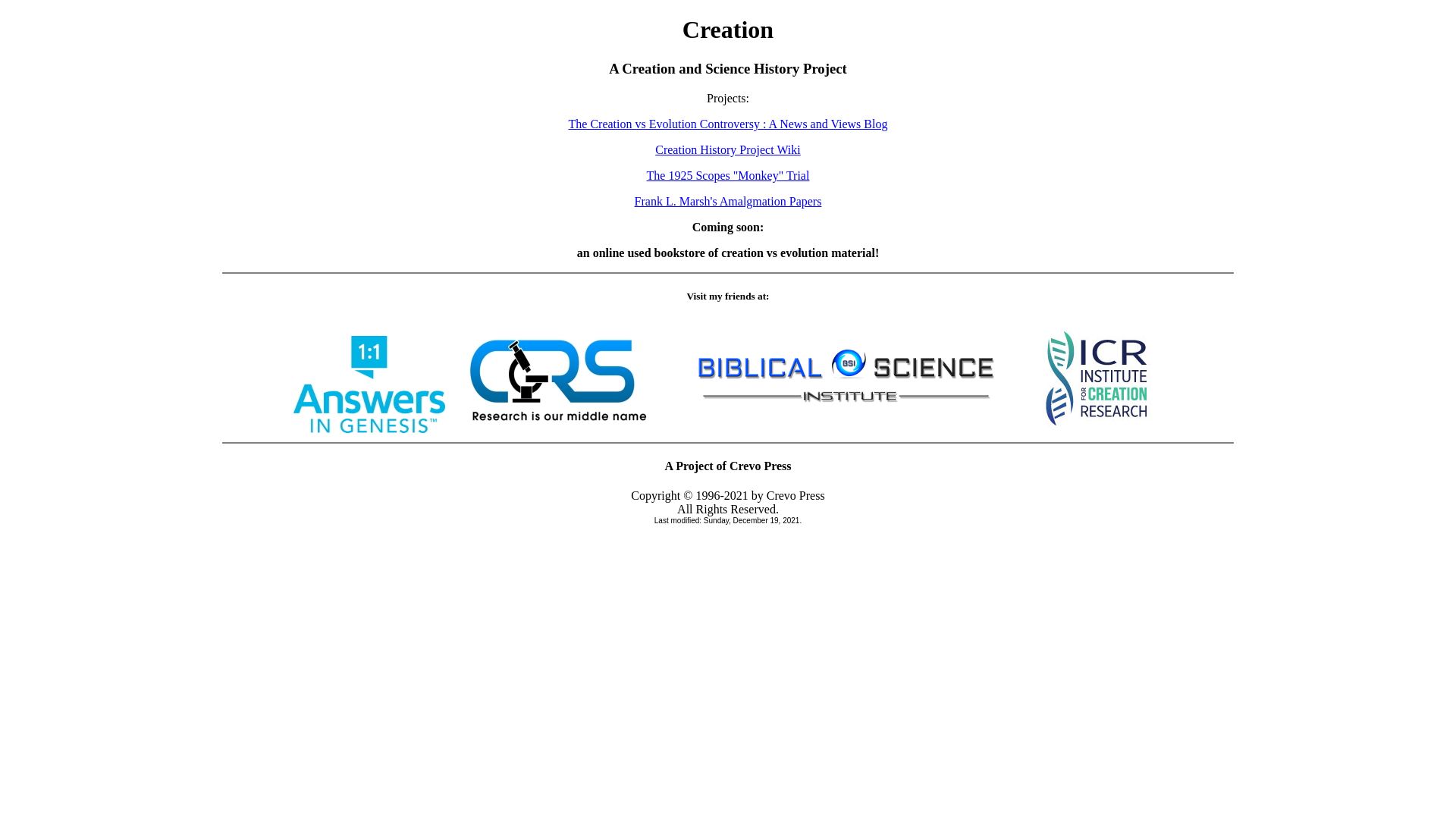 Stato del sito web creation.org è   ONLINE