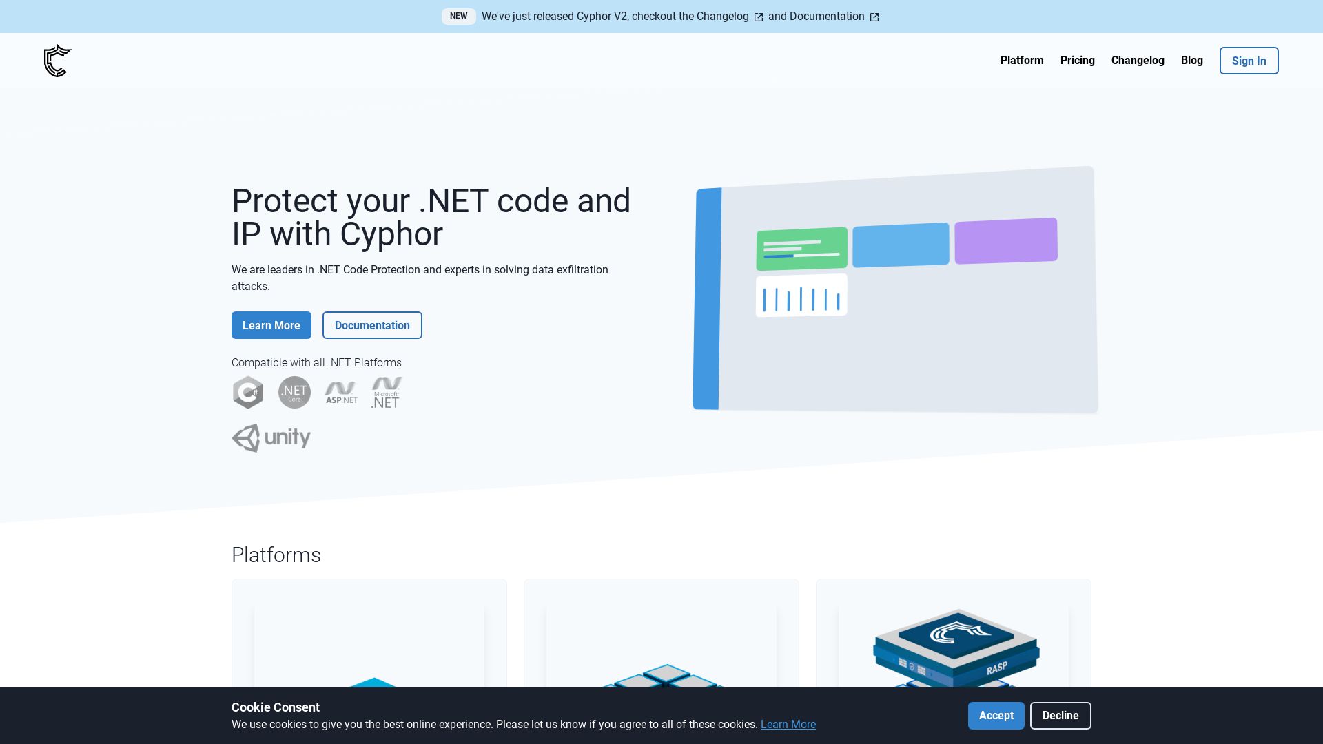 Stato del sito web cyphor.net è   ONLINE