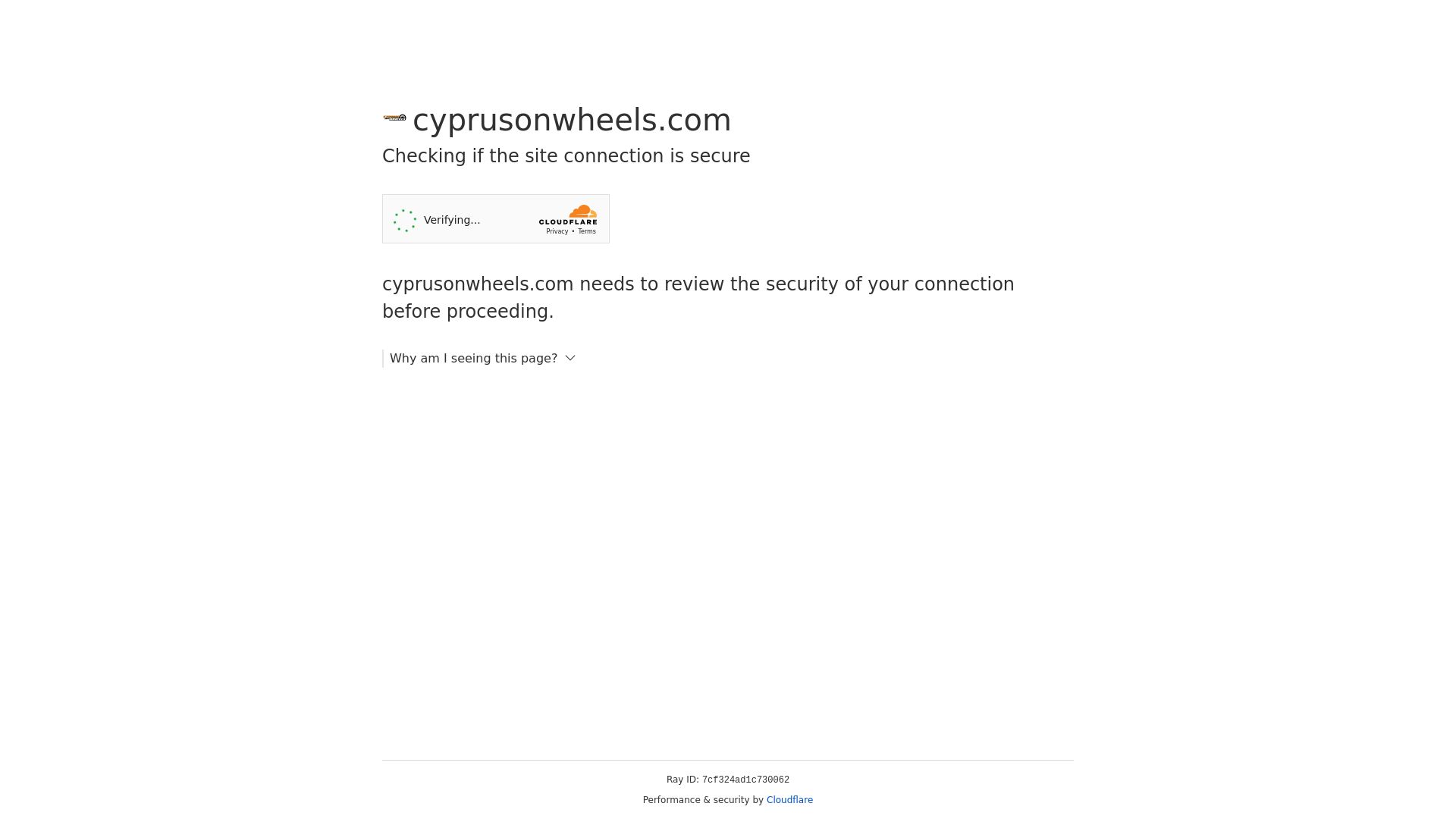 Stato del sito web cyprusonwheels.com è   ONLINE