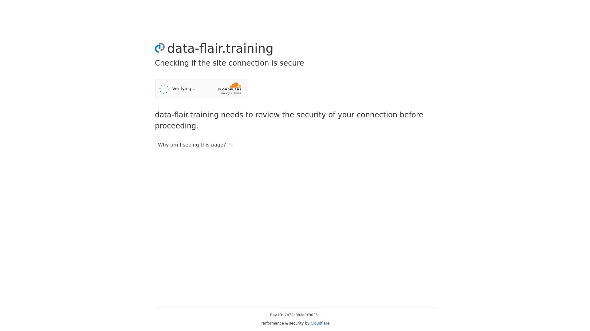 Stato del sito web data-flair.training è   ONLINE