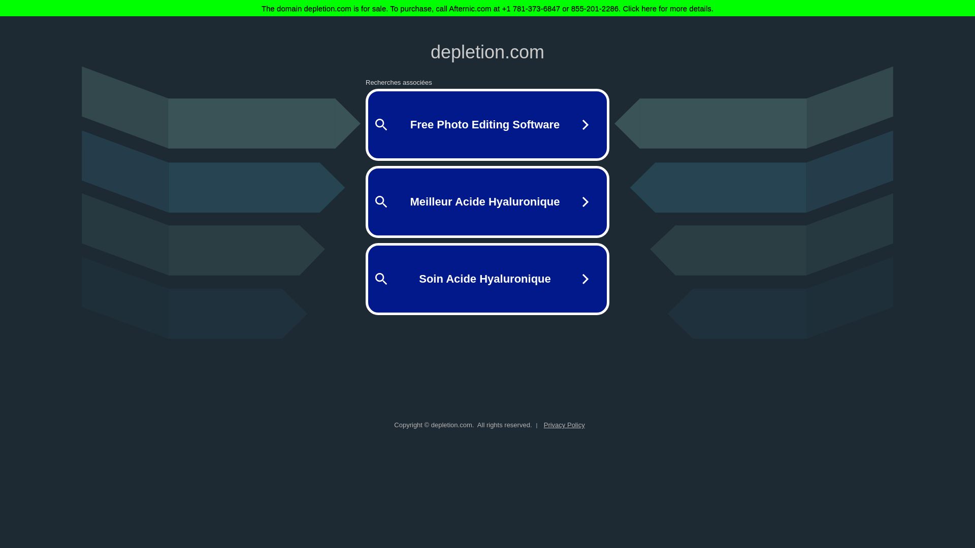 Stato del sito web depletion.com è   ONLINE