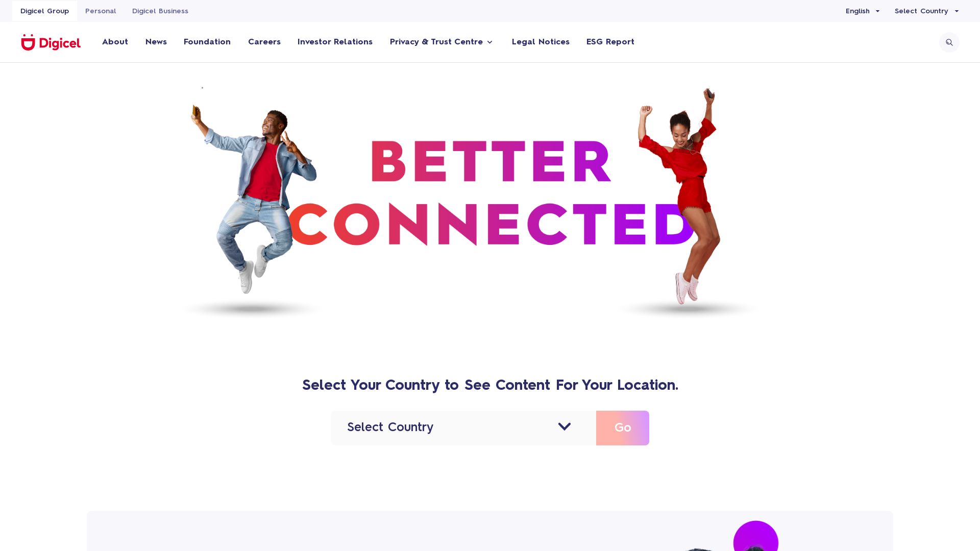 Stato del sito web digicelgroup.com è   ONLINE