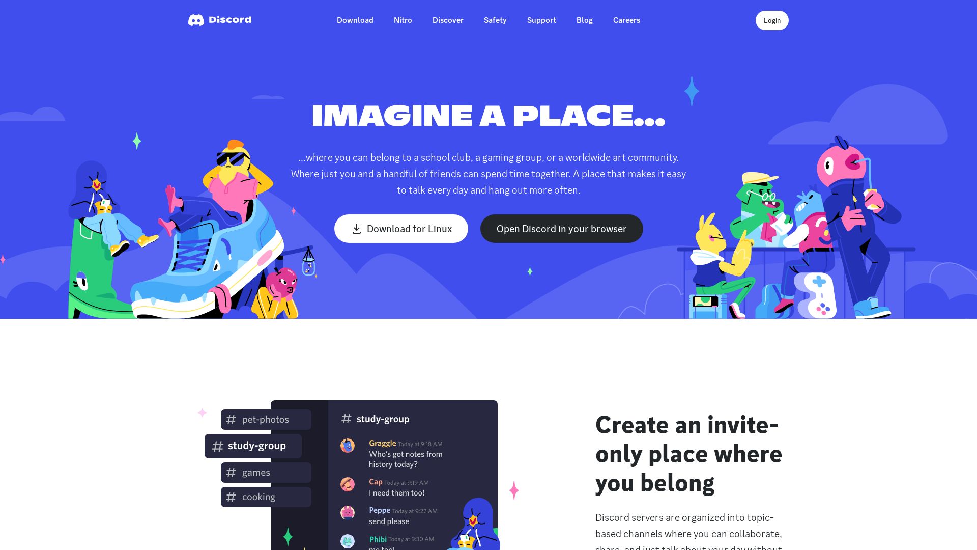 Stato del sito web discord.com è   ONLINE