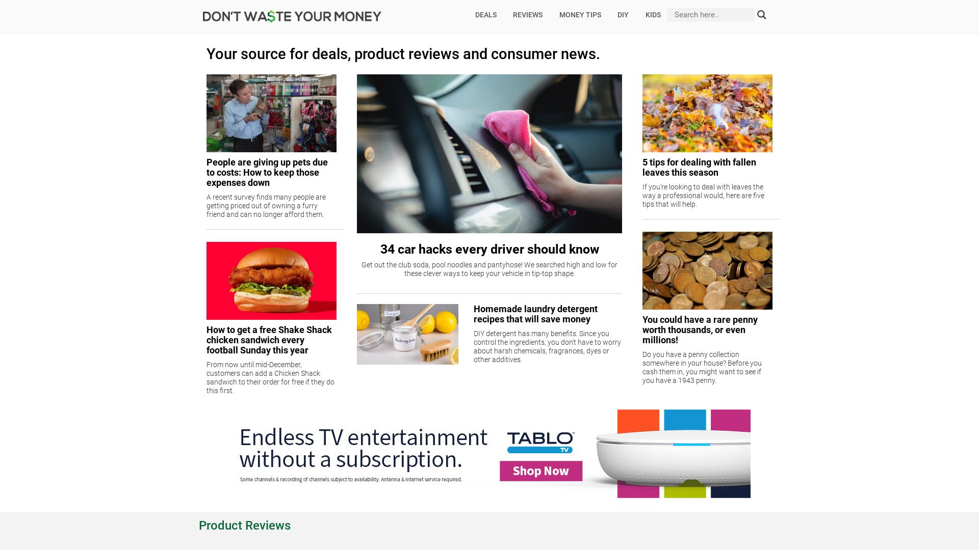 Stato del sito web dontwasteyourmoney.com è   ONLINE