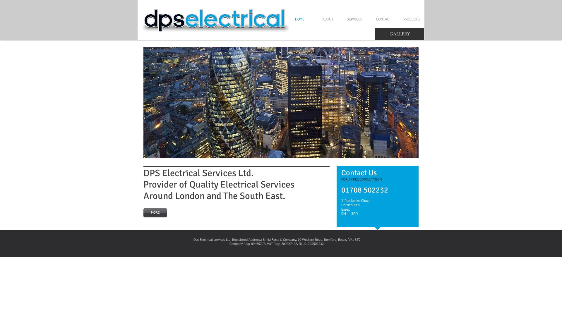 Stato del sito web dpselectrical.london è   ONLINE