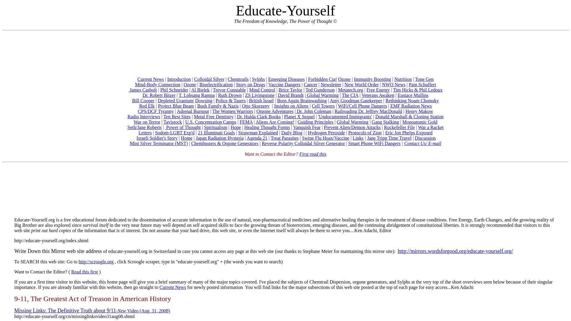 Stato del sito web educate-yourself.org è   ONLINE