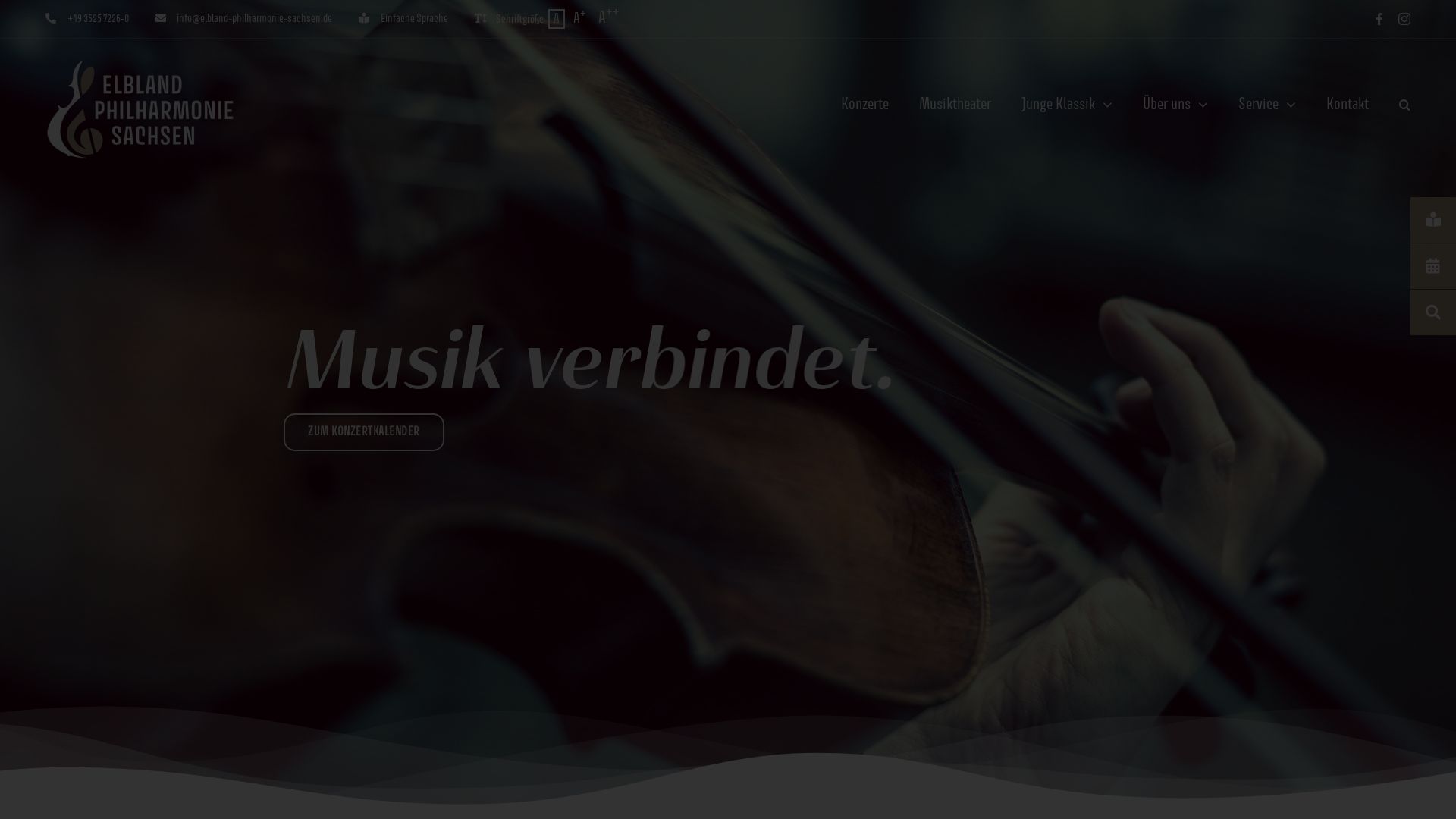 Stato del sito web elbland-philharmonie-sachsen.de è   ONLINE
