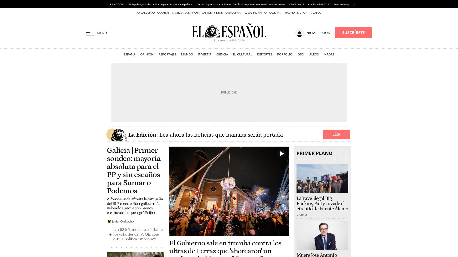 Stato del sito web elespanol.com è   ONLINE