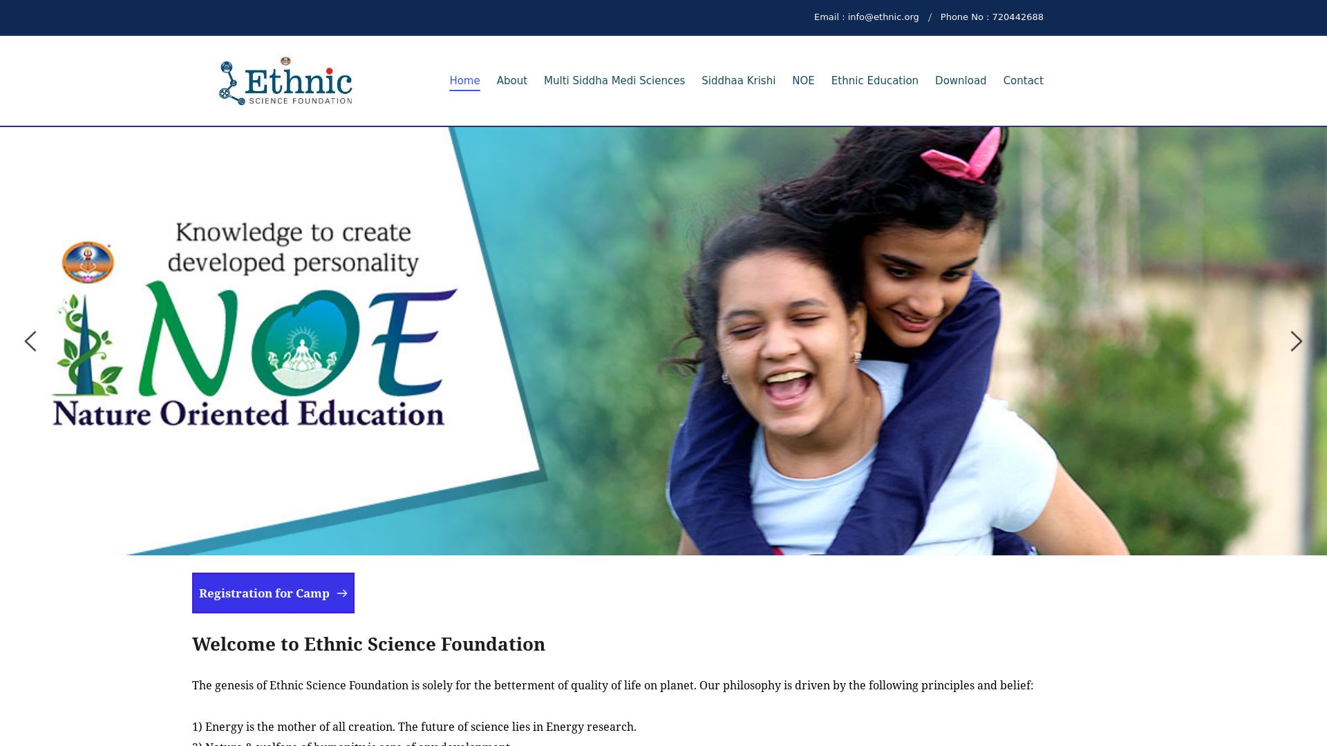 Stato del sito web ethnic.org è   ONLINE