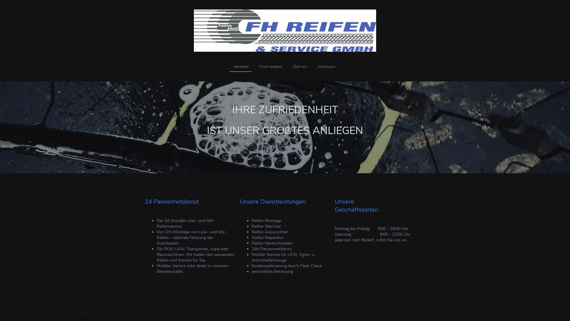 Stato del sito web fh-reifen.de è   ONLINE