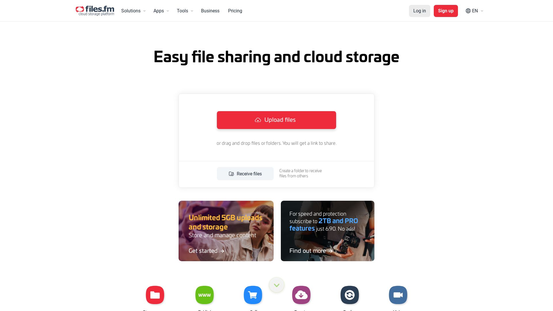 Stato del sito web files.fm è   ONLINE