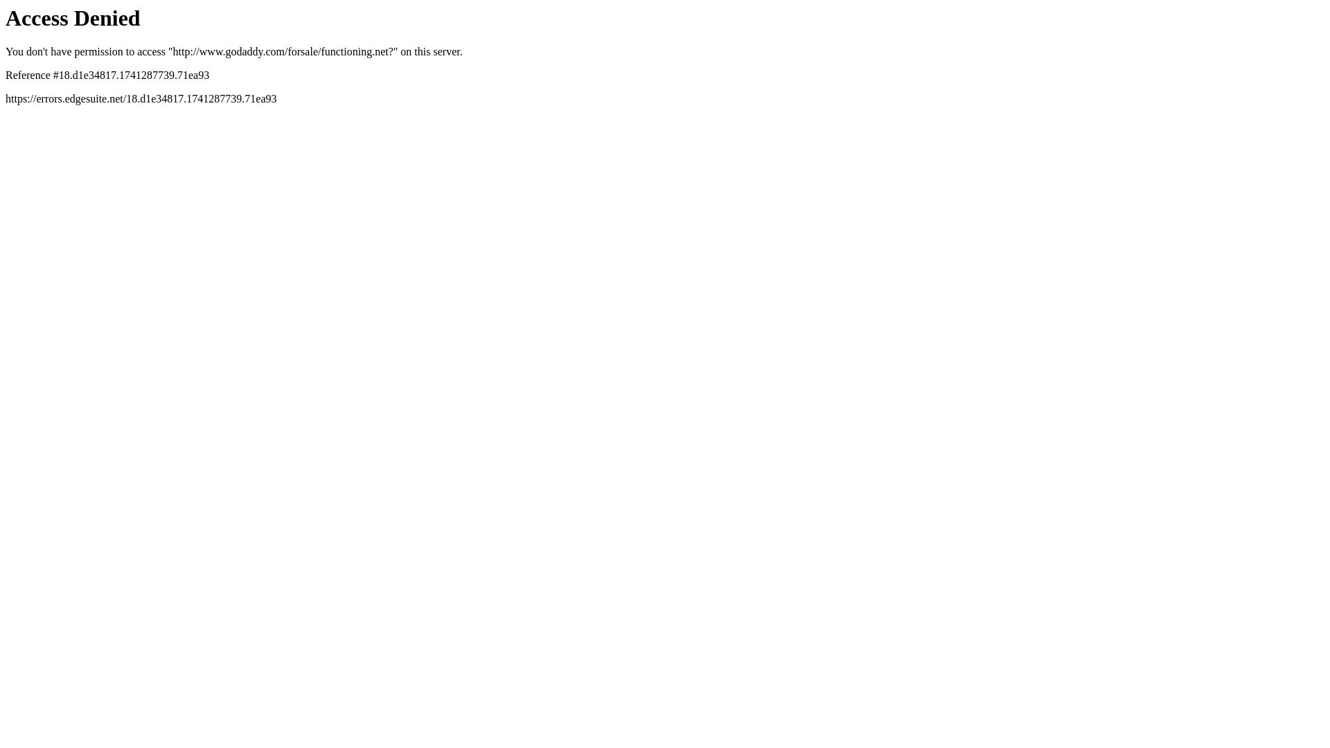 Stato del sito web functioning.net è   ONLINE