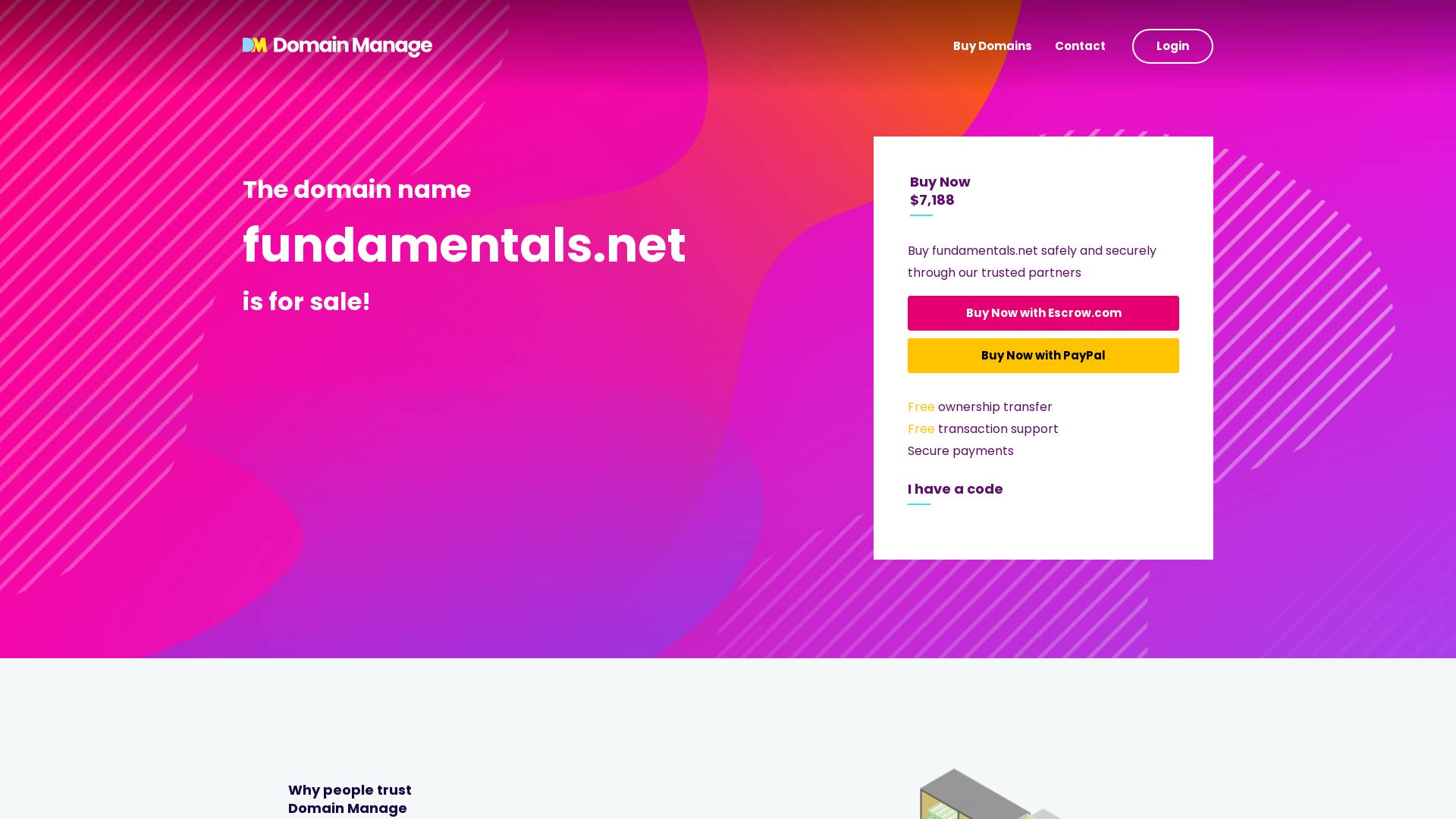 Stato del sito web fundamentals.net è   ONLINE