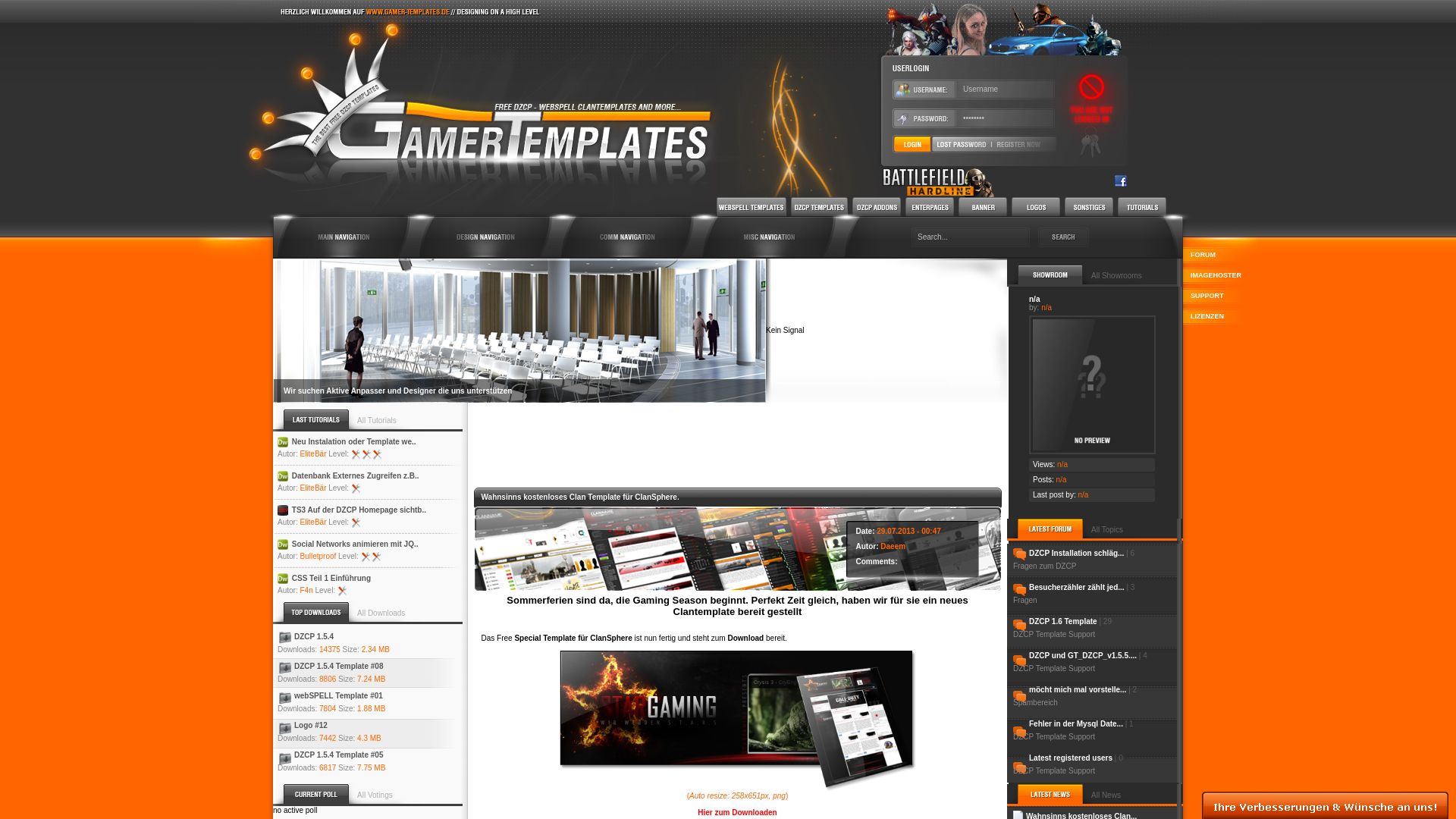 Stato del sito web gamer-templates.de è   ONLINE
