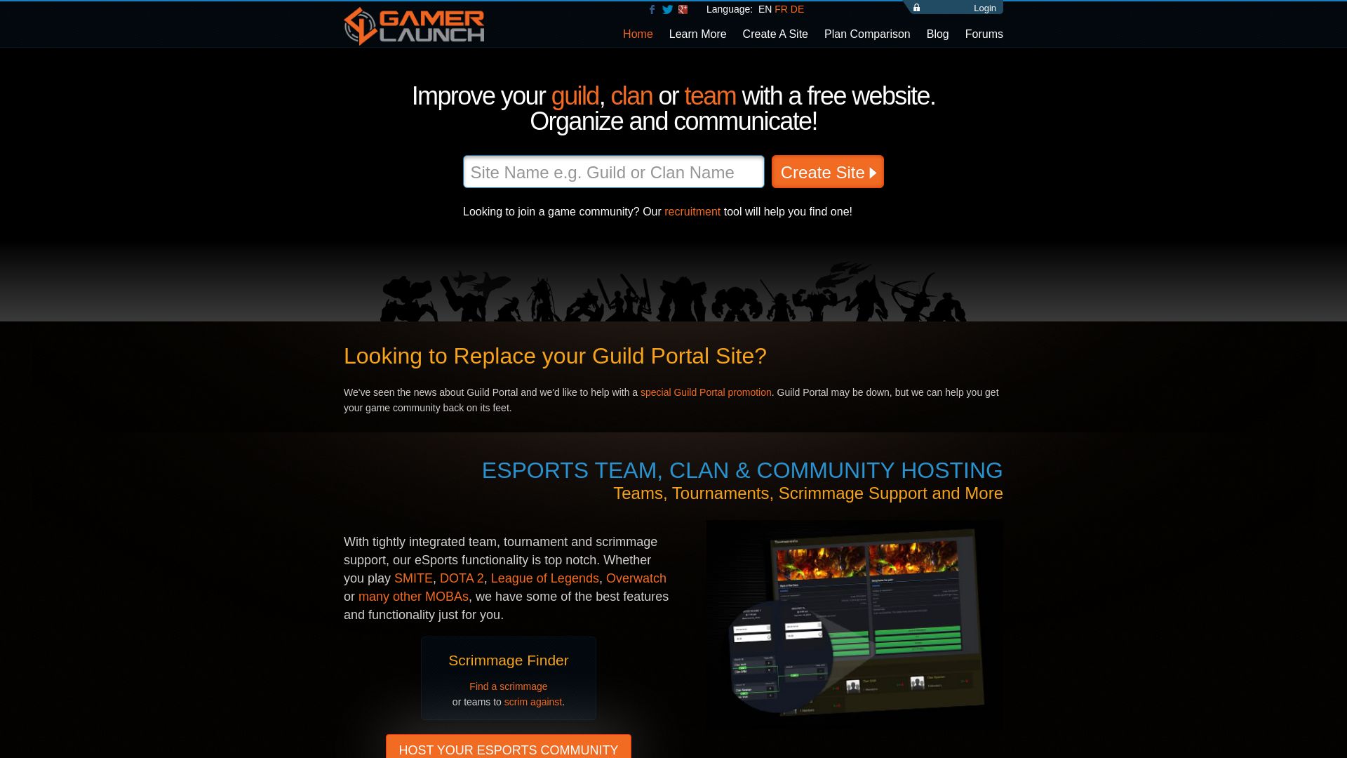 Stato del sito web gamerlaunch.com è   ONLINE