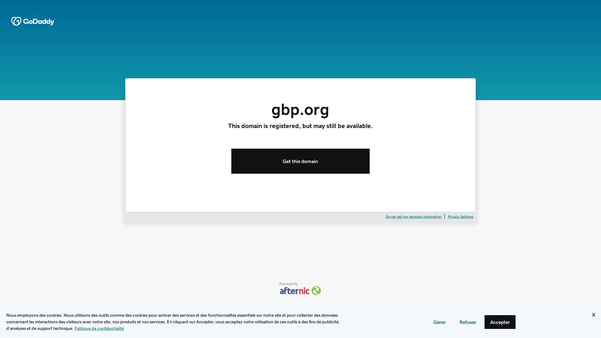 Stato del sito web gbp.org è   ONLINE