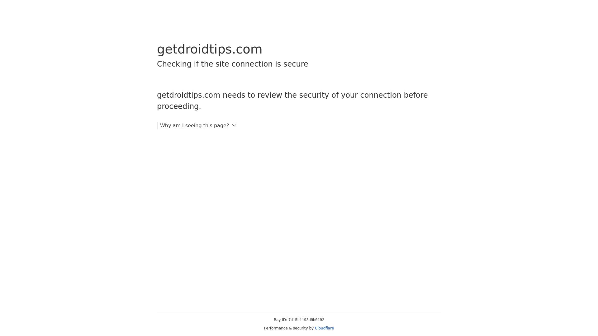 Stato del sito web getdroidtips.com è   ONLINE