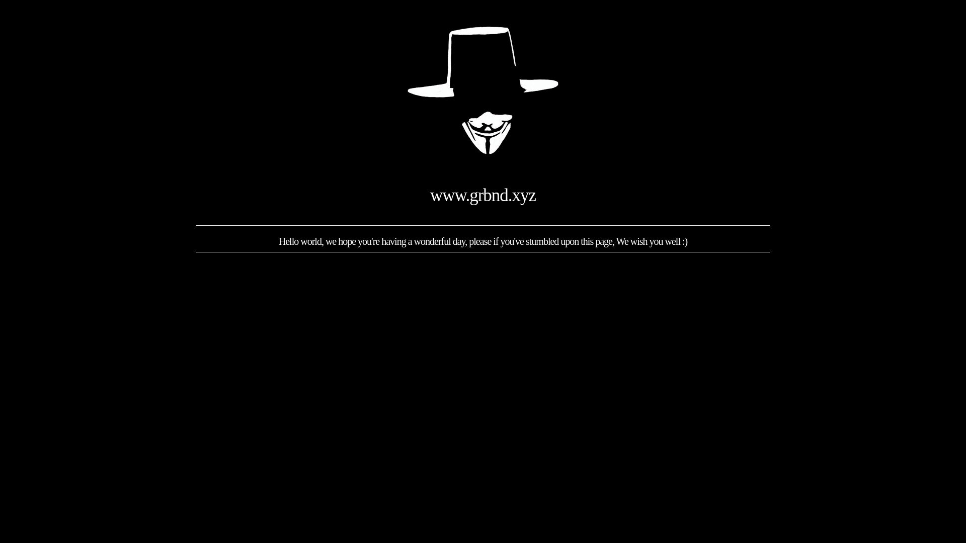 Stato del sito web grbnd.xyz è   ONLINE