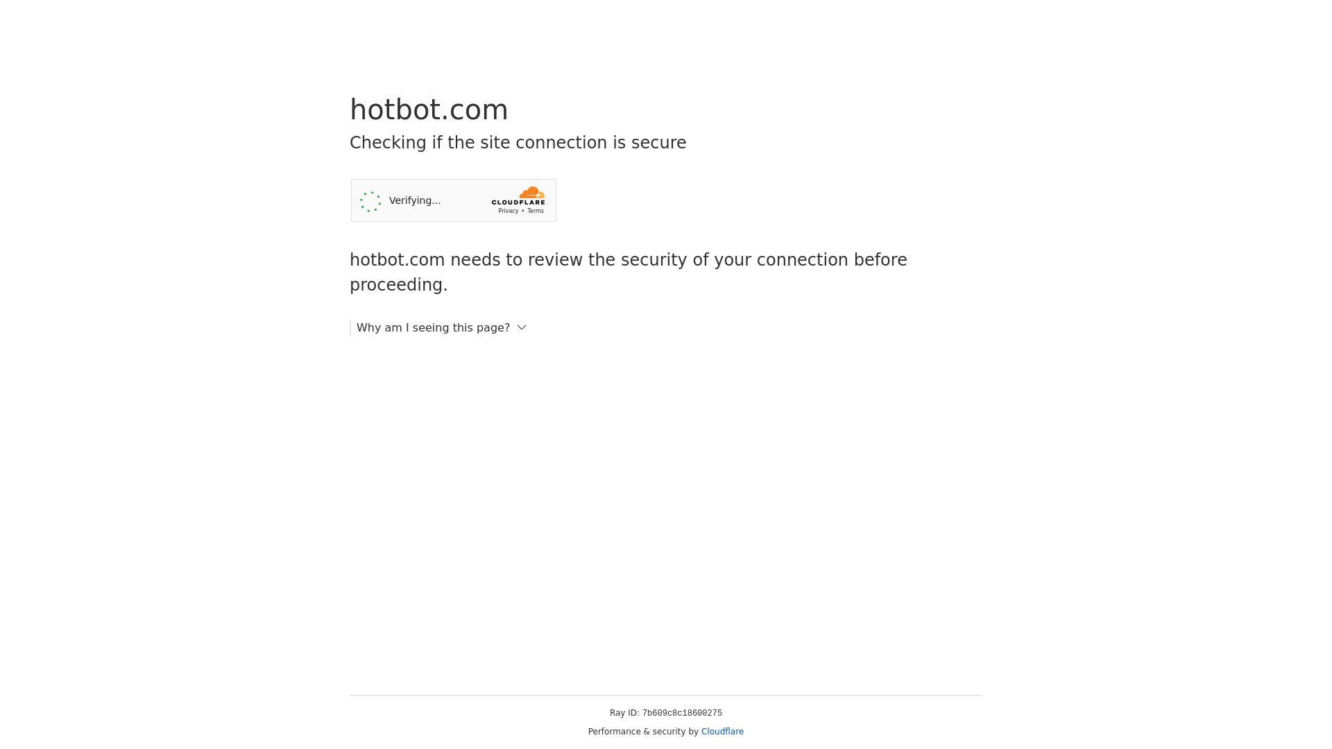 Stato del sito web hotbot.com è   ONLINE