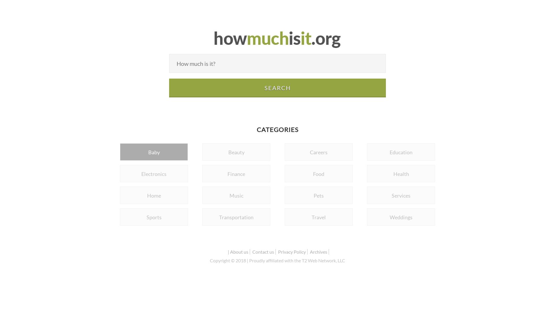 Stato del sito web howmuchisit.org è   ONLINE