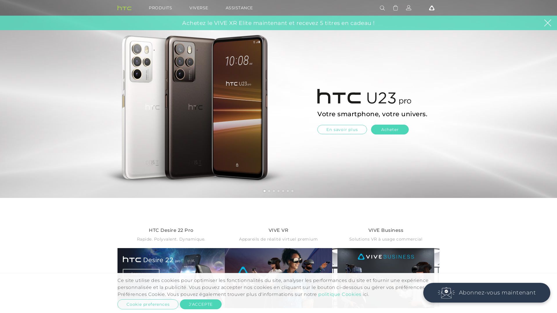 Stato del sito web htc.com è   ONLINE