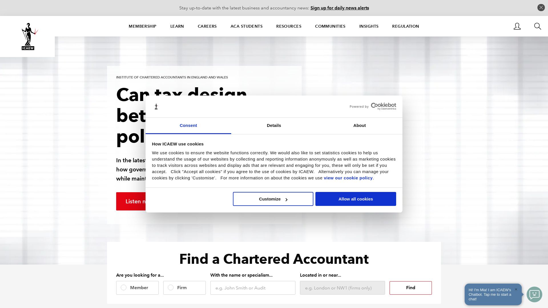 Stato del sito web icaew.com è   ONLINE