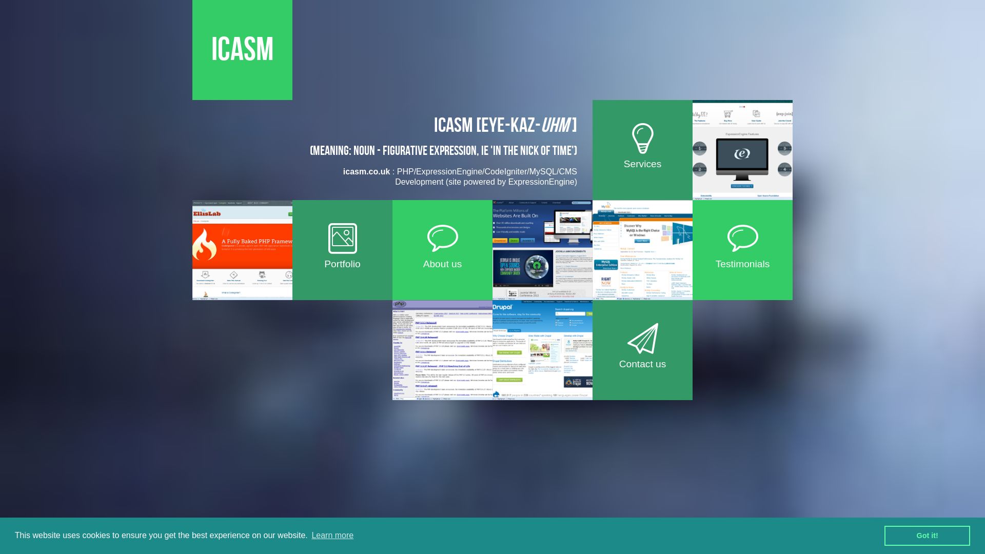 Stato del sito web icasm.co.uk è   ONLINE