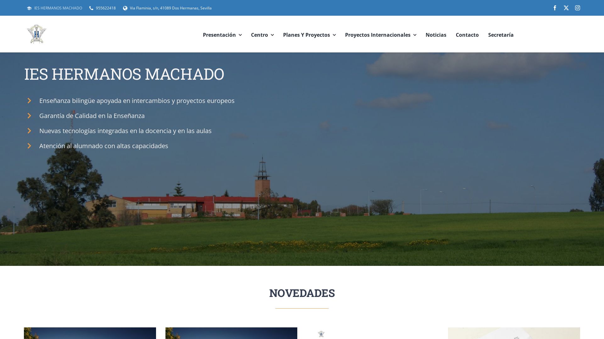 Stato del sito web ieshnosmachado.org è   ONLINE