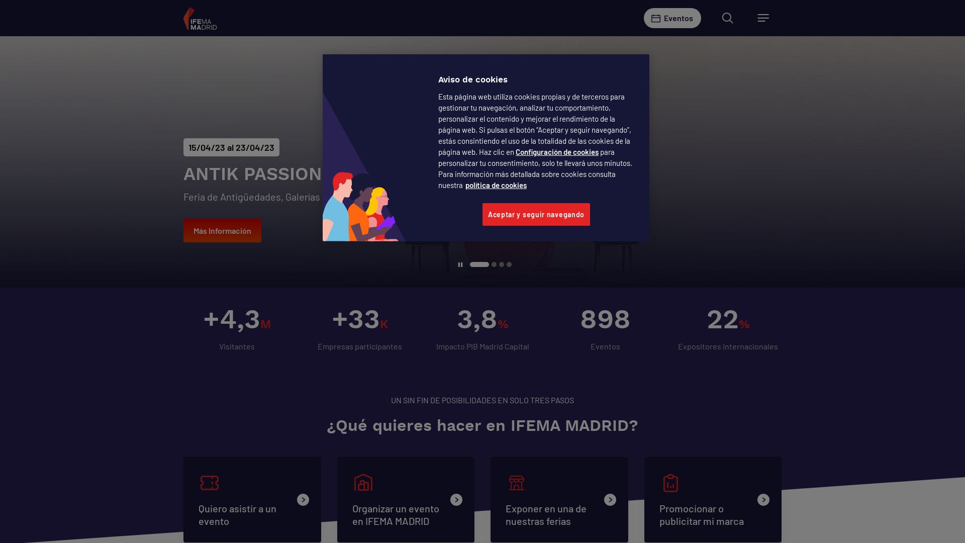 Stato del sito web ifema.es è   ONLINE